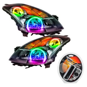 Nissan Altima Headlight Assemblies - ORACLE Lighting - ColorSHIFT - Black - `07-`09
